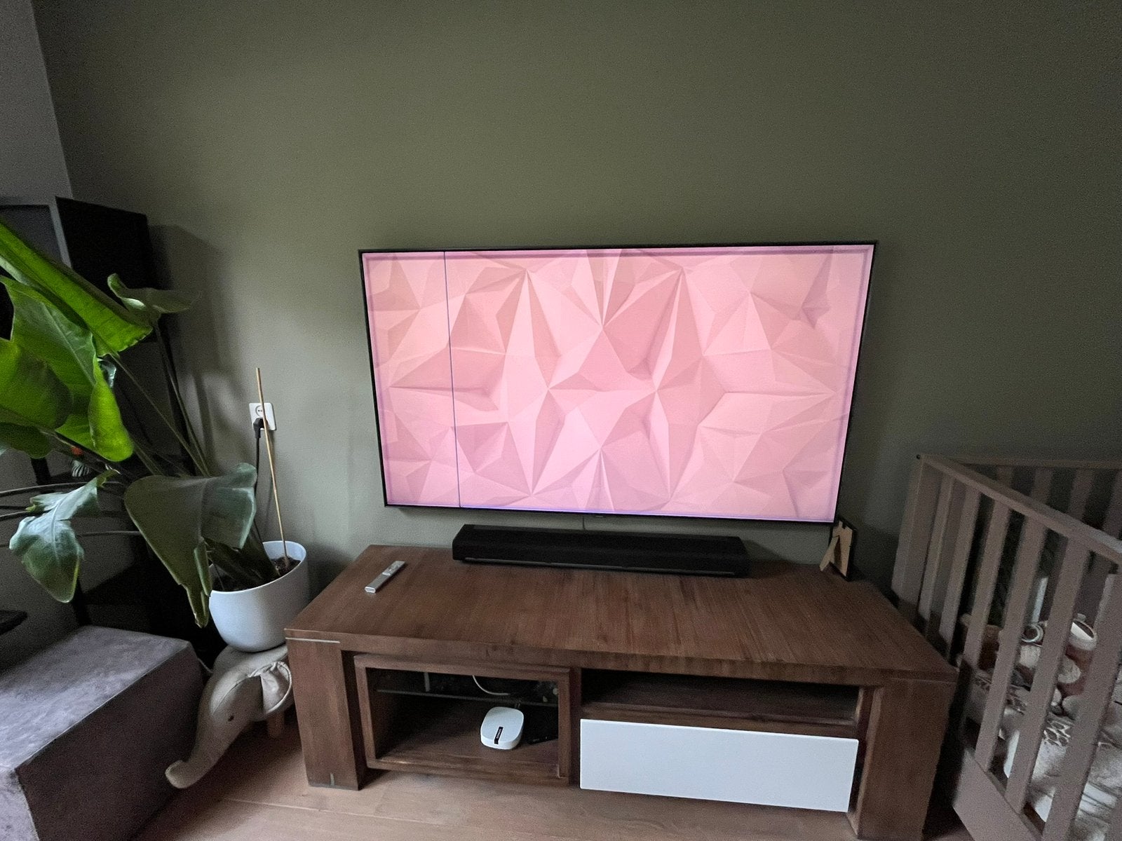Samsung QE65Q9FN met defect, Audio, Tv en Foto, Televisies, Ophalen of Verzenden, 100 Hz, Samsung, 100 cm of meer