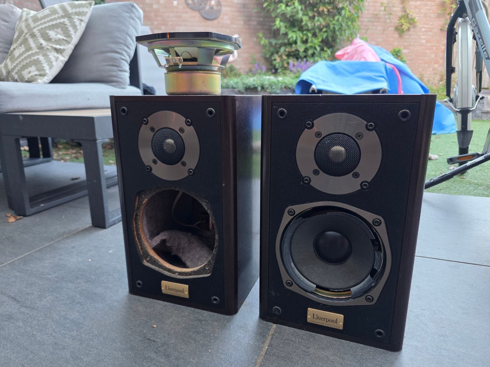 Onkyo D-200 Boekenplank Luidsprekers - Te Refurbishen, Audio, Tv en Foto, 150 watt of meer, Ophalen of Verzenden, Niet werkend