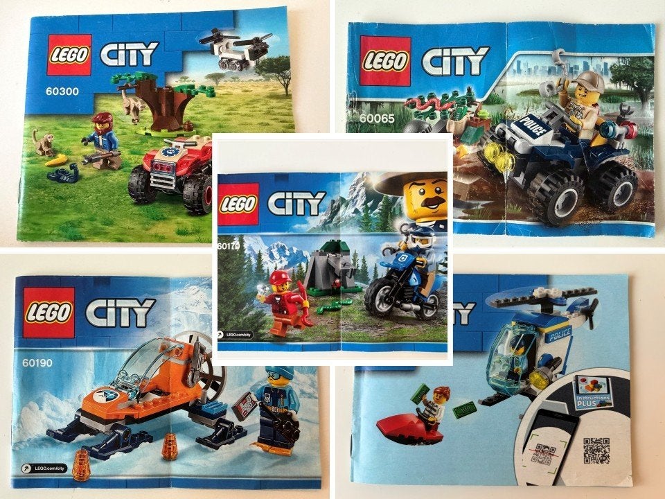 LEGO City 60065, 60170, 60190, 60275 en 60300 Compleet, Kinderen en Baby's, Speelgoed | Duplo en Lego, Compleet, Lego, Ophalen of Verzenden