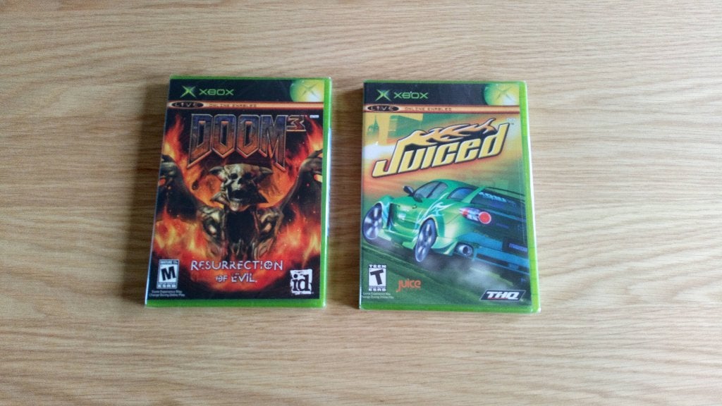 Sealed Doom 3 Resurrection of Evil + Juiced - Xbox (NTSC), Spelcomputers en Games, Games | Xbox 360, Vanaf 18 jaar, Shooter, Verzenden