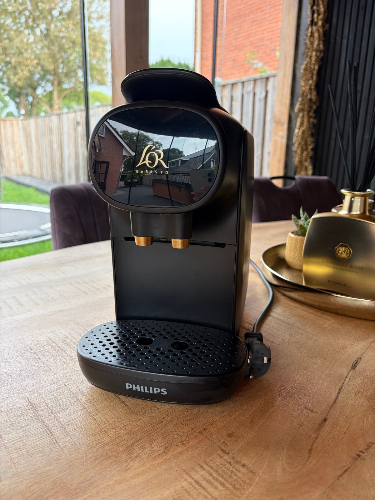 Philips L'OR Barista koffiemachine, goed werkend, Ophalen of Verzenden, Gebruikt, Koffiemachine, Koffiepads en cups