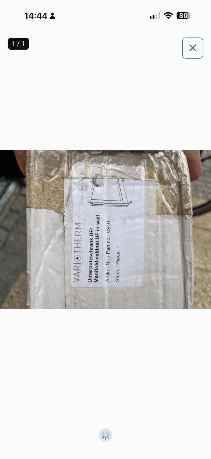 Nieuwe Variotherm VSU1 verdelerkas, Ophalen of Verzenden, Zo goed als nieuw