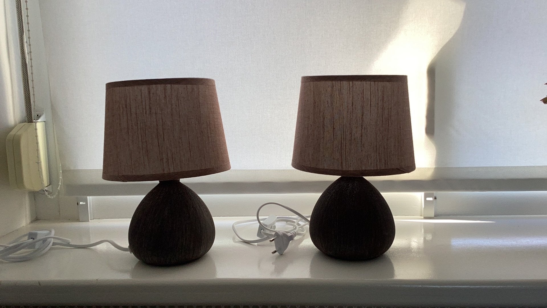Twee mooie schemerlampen., Ophalen of Verzenden, Zo goed als nieuw