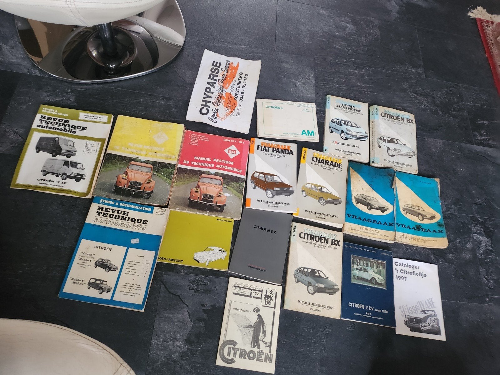 Citroën en Fiat Panda Autoboeken en Handleidingen, Ophalen of Verzenden, Gelezen, Citroën