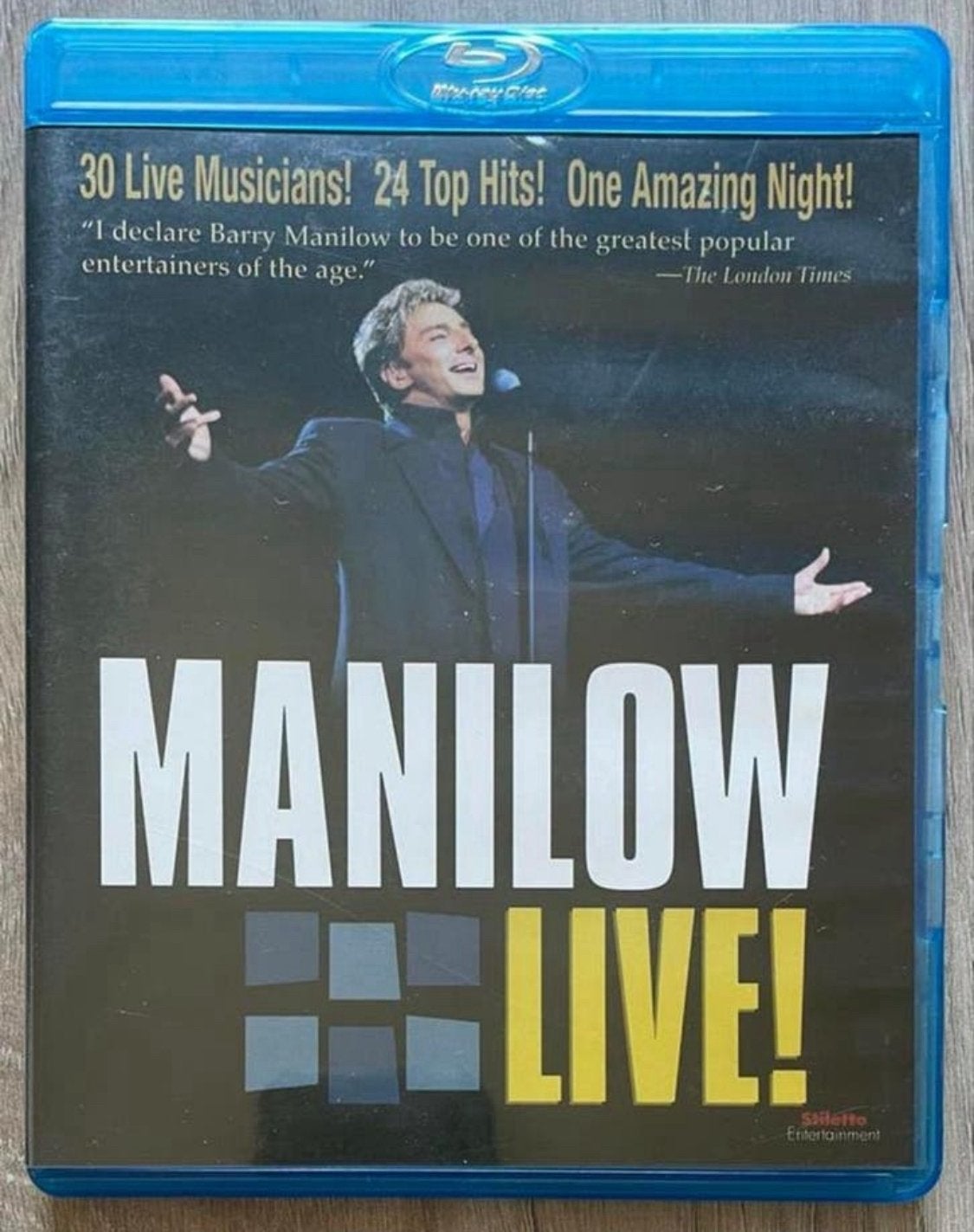 Blu-ray * Barry Manilow * Live! * 24 Hits * Nashville 2000, Cd's en Dvd's, Blu-ray, Muziek en Concerten, Engels, Concert, Ophalen of Verzenden