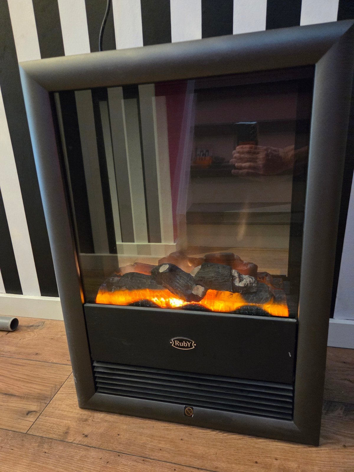 Ruby Decor Palloni elektrische haard (inbouw), Ophalen, Gebruikt, Vrijstaande haard, Elektrische haard
