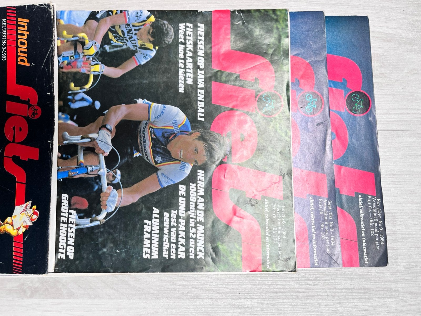 Tijdschrift Fiets jaartal 1985 t/m.1988, Boeken, Ophalen of Verzenden, Gelezen, Sport en Vrije tijd