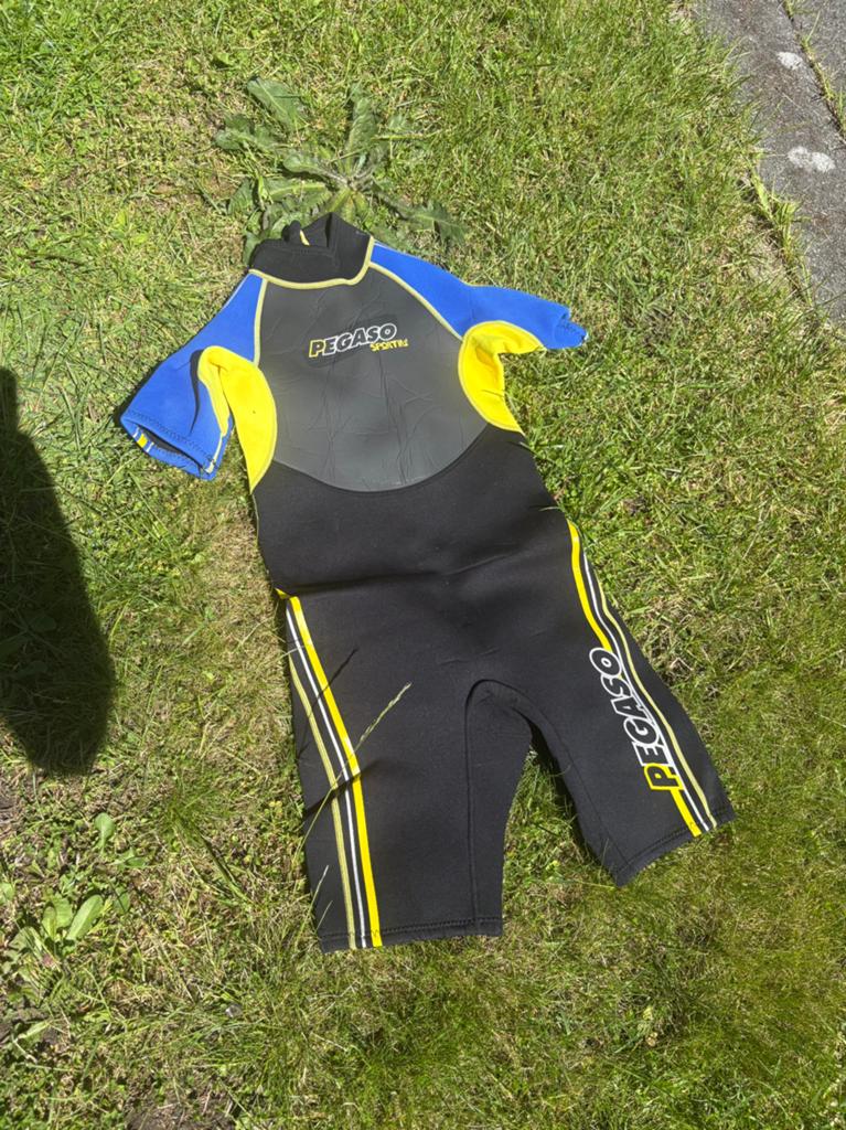 Pegaso Sporting neopreen wetsuit / shorty – kindermaat, Ophalen of Verzenden, Zo goed als nieuw, Kind, Wetsuit
