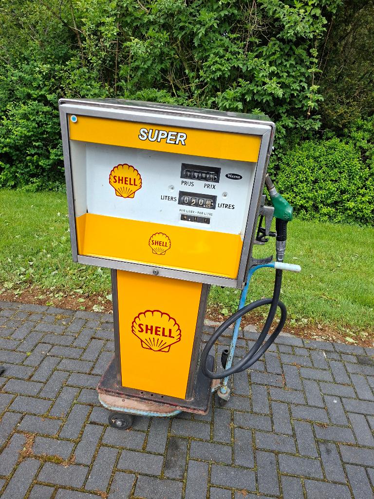 Benzinepomp geen emaille bord, Ophalen, Gebruikt, Gebruiksvoorwerp