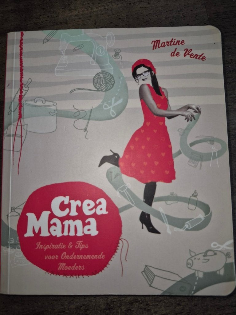 crea mama boek ondernemers Martine de Vente, Ophalen of Verzenden, Gelezen