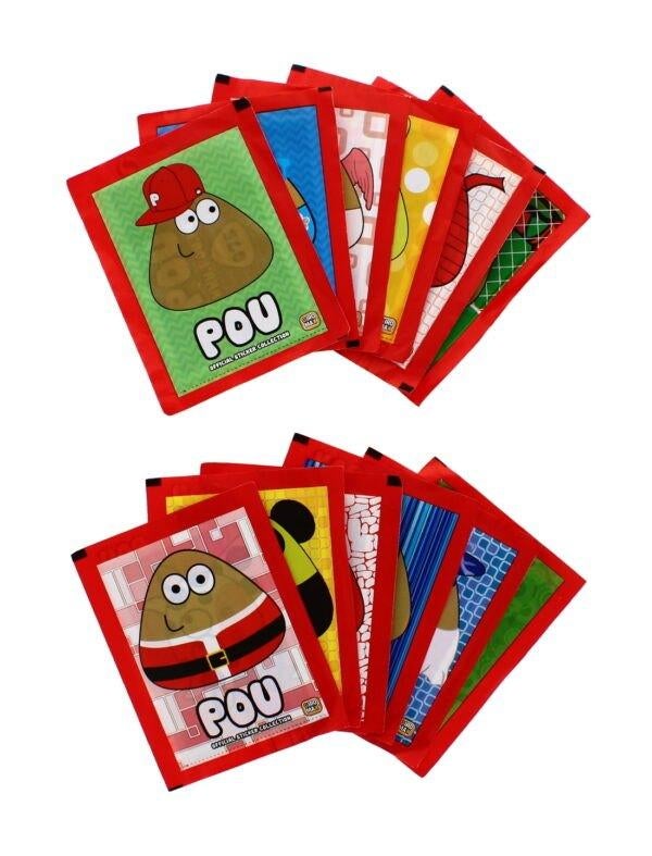 Partij pakjes met 6 pou stickers in display, Nieuw, Ophalen of Verzenden, ., ,