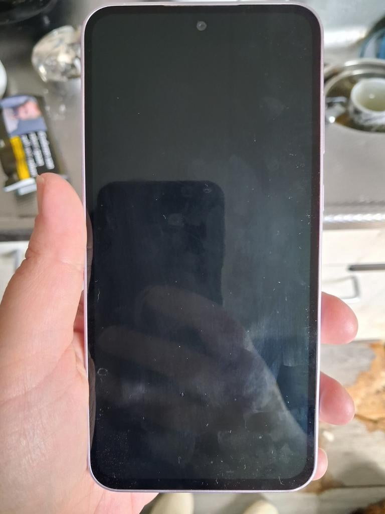 Samsung a 35, Telecommunicatie, Mobiele telefoons | Samsung, Ophalen, Paars, Touchscreen, Zo goed als nieuw