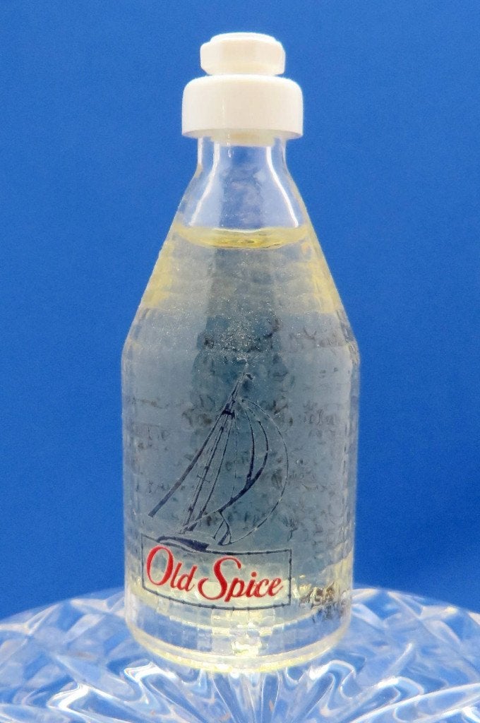 Mini - SHULTON - Old Spice - 7,5ml - asl - 5,6cm, Ophalen of Verzenden, Gebruikt, Miniatuur, Gevuld