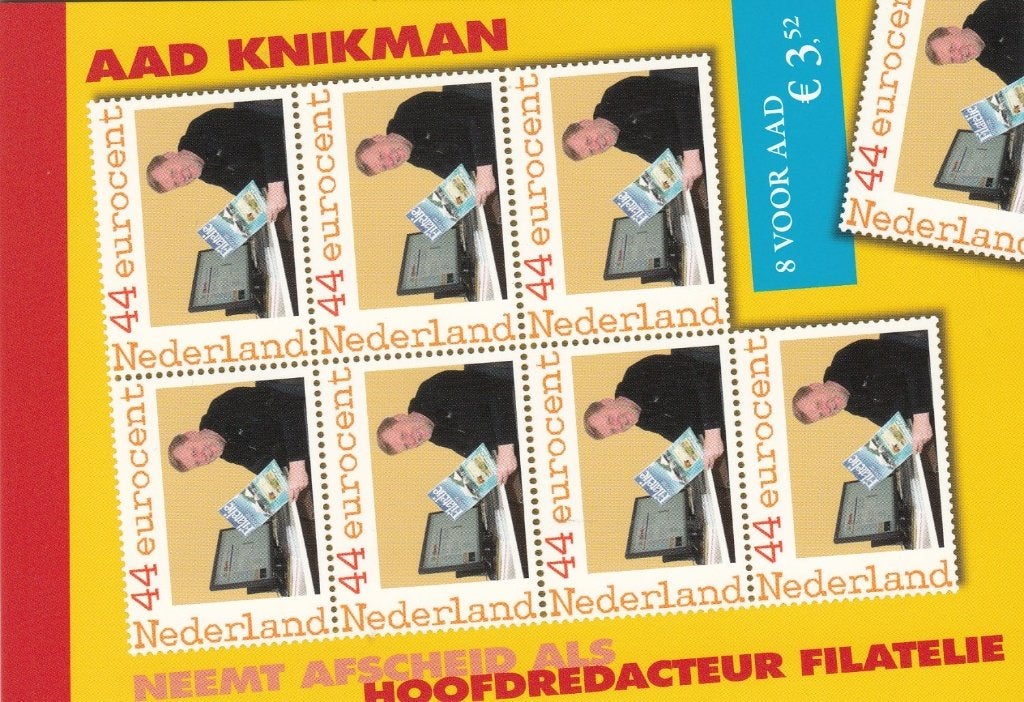 Nederland Persoonlijke Postzegelboekje Aad Knikman 2009, Ophalen of Verzenden, Na 1940, Postfris