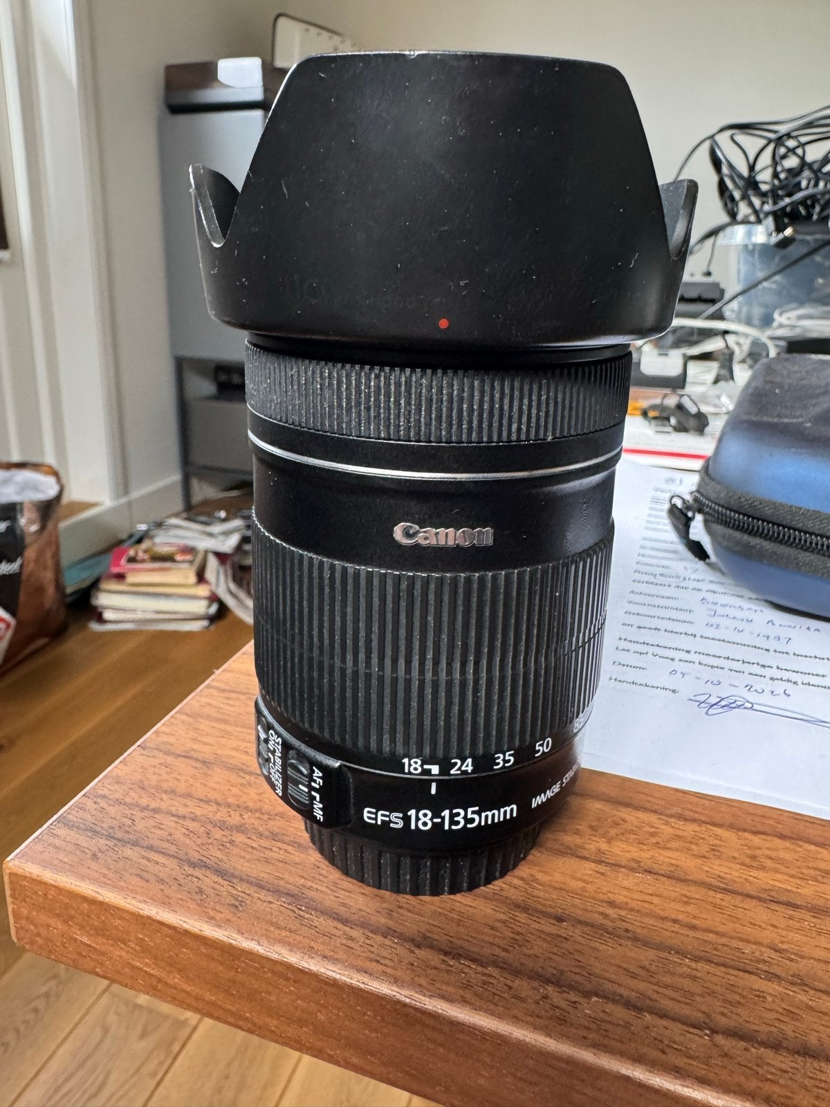 Canon EF-S 18-135mm f/3.5-5.6 IS Zoomlens, Audio, Tv en Foto, Fotografie | Lenzen en Objectieven, Gebruikt, Canon, Autofocus, Ophalen of Verzenden