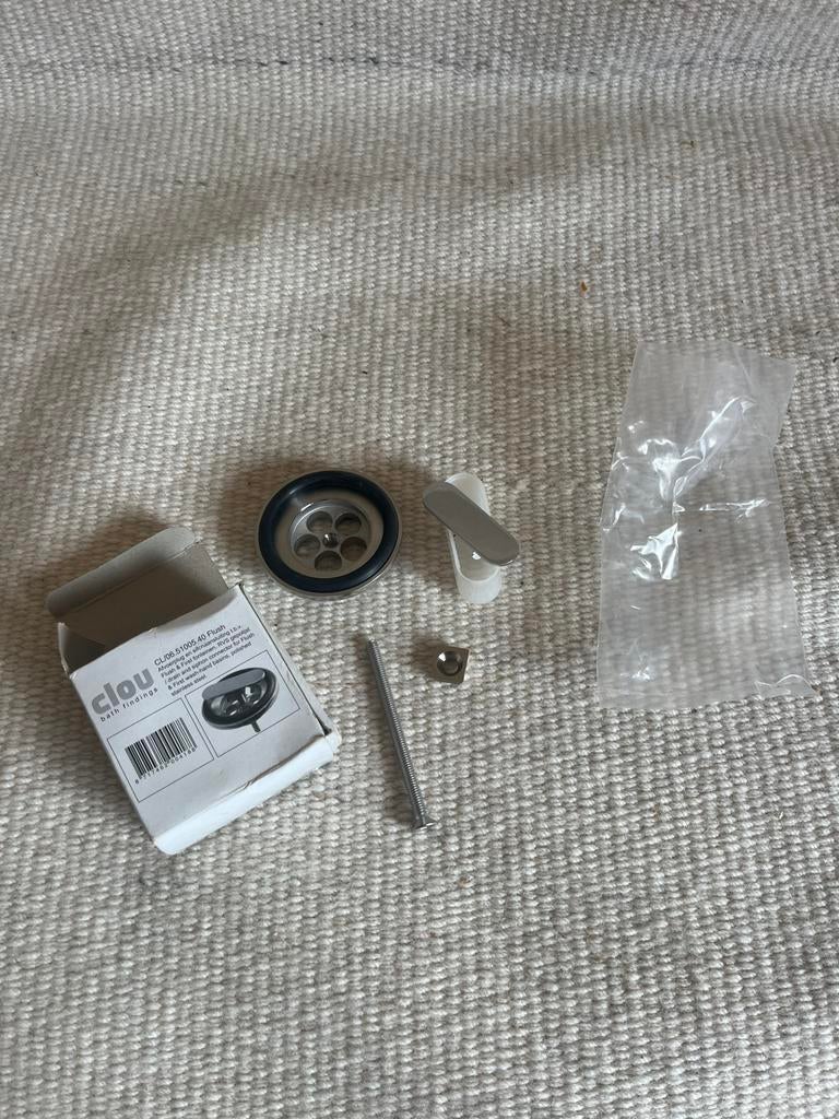 Afvoerplug clou flush nieuw, Ophalen of Verzenden, Nieuw, Wastafel