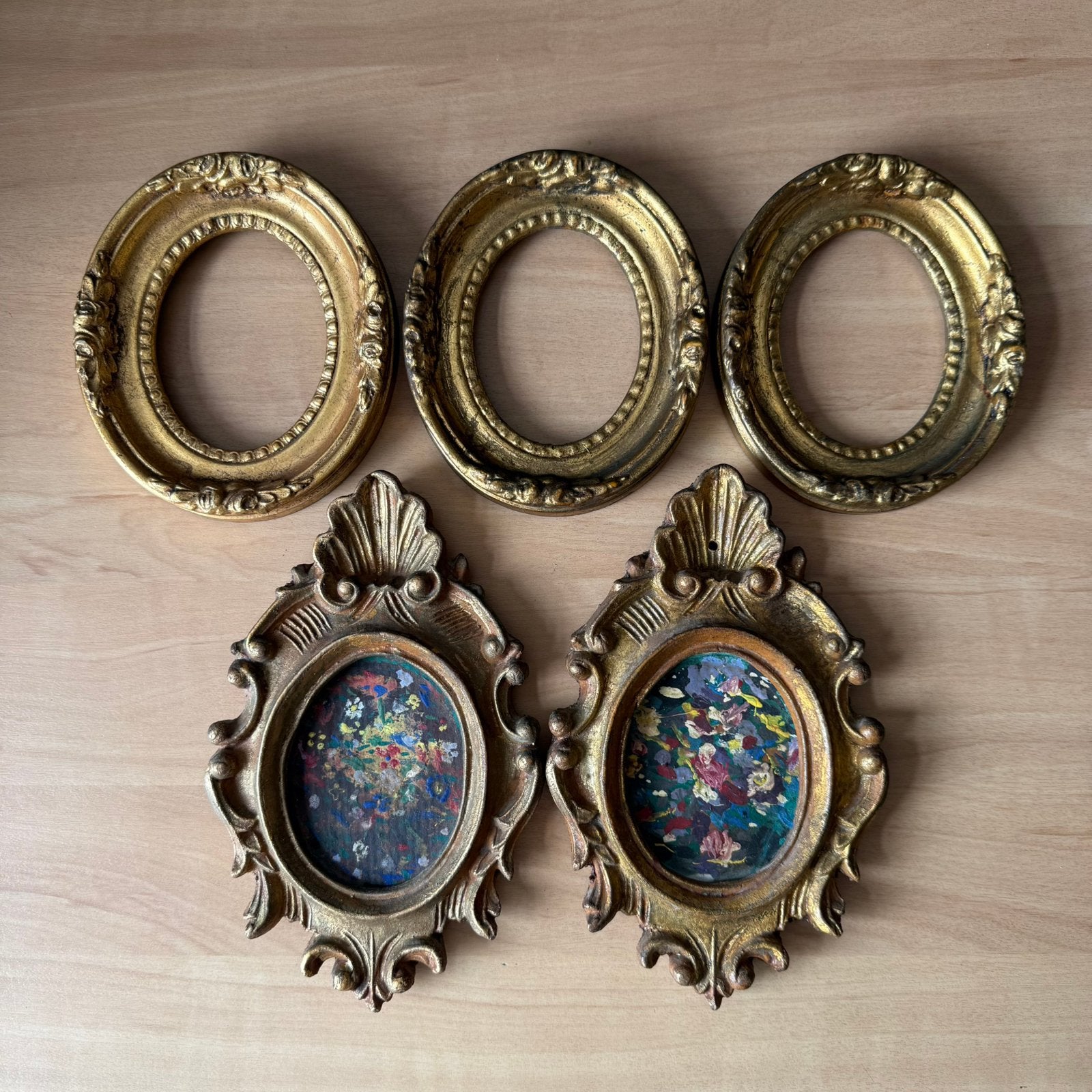 Lijstjes, gips, hout, italiaans, antiek, brocante, barok, Ophalen of Verzenden