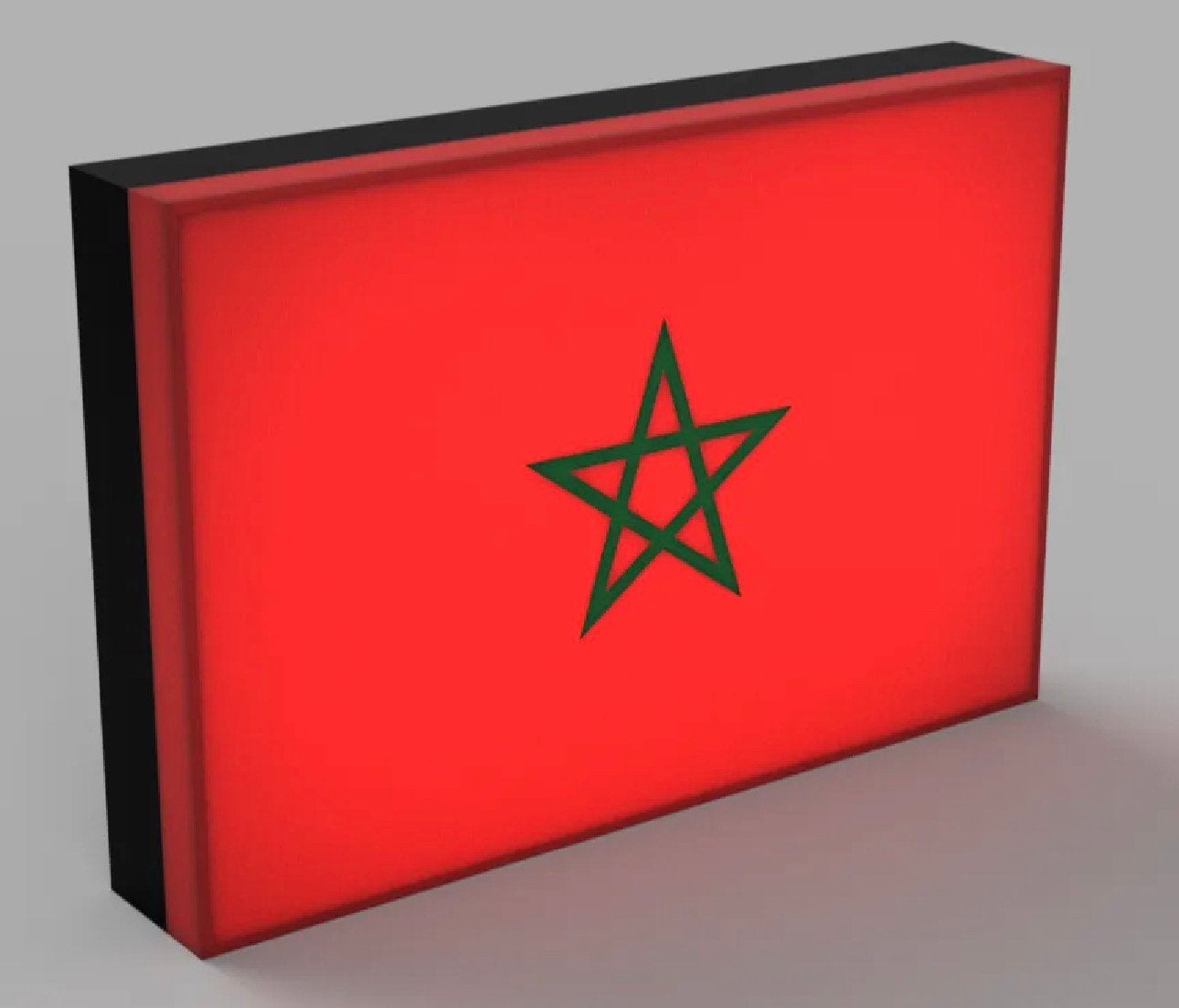 Marokko Led bak 25x16 cm, Ophalen of Verzenden, Nieuw, Lichtbak of (neon) lamp