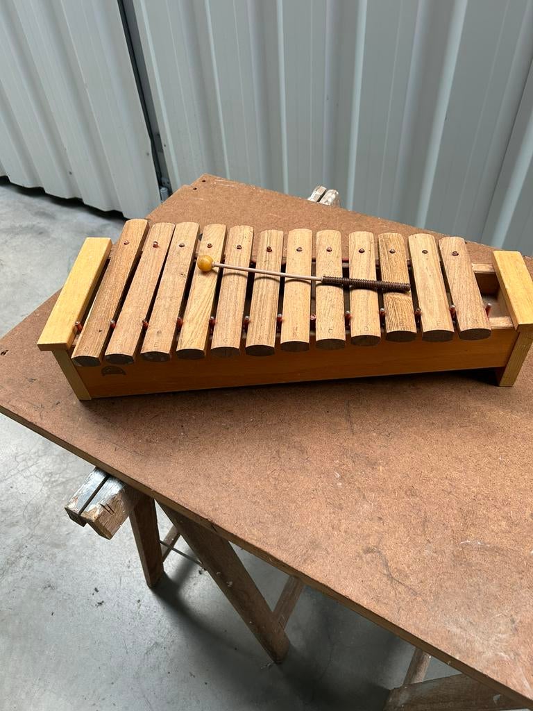 Houten xylofoon (GB), Muziek en Instrumenten, Percussie, Ophalen of Verzenden, Gebruikt, Melodische percussie