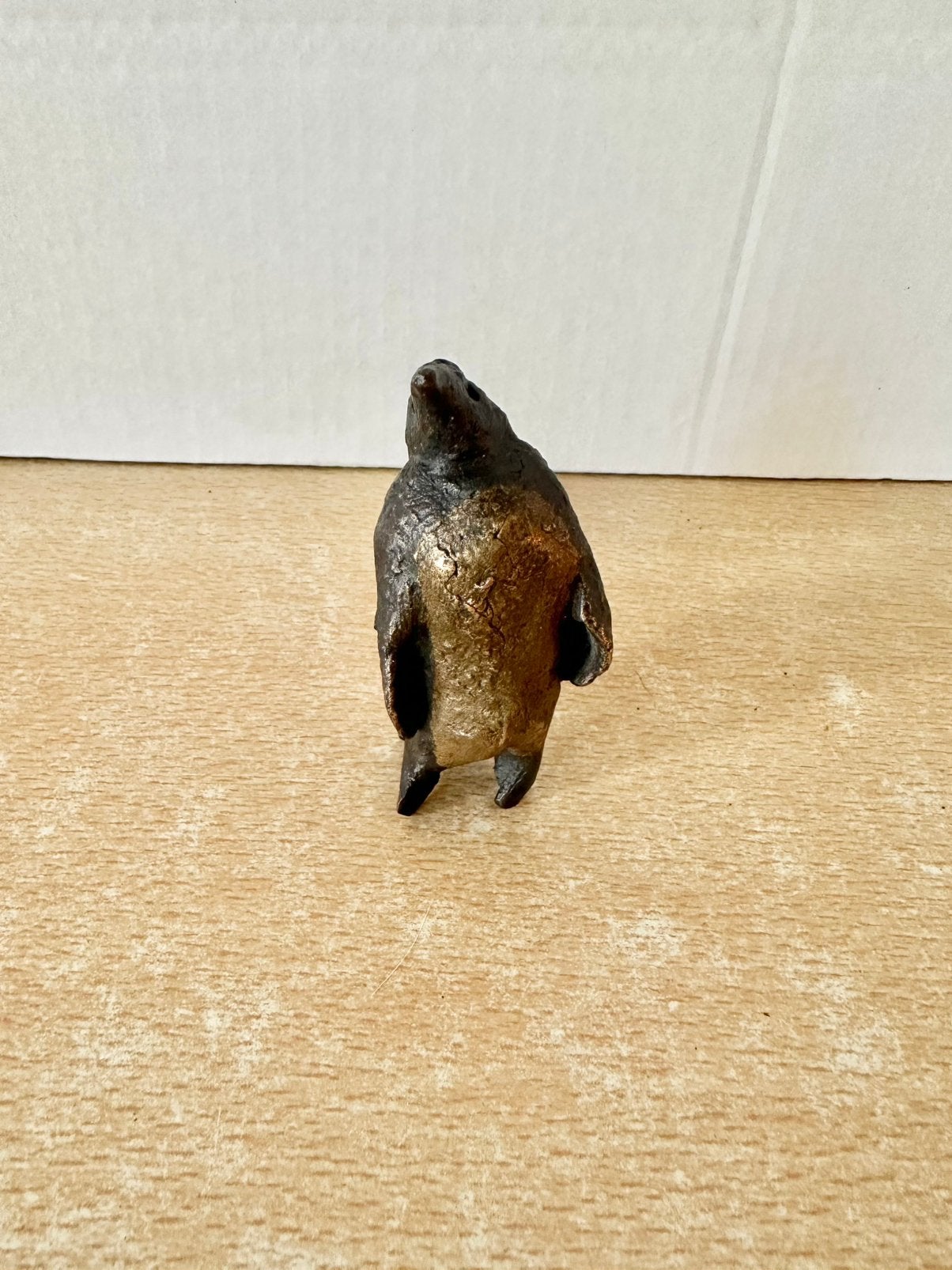 Bronzen pinguin, Antiek en Kunst, Antiek | Koper en Brons, Ophalen of Verzenden, Brons