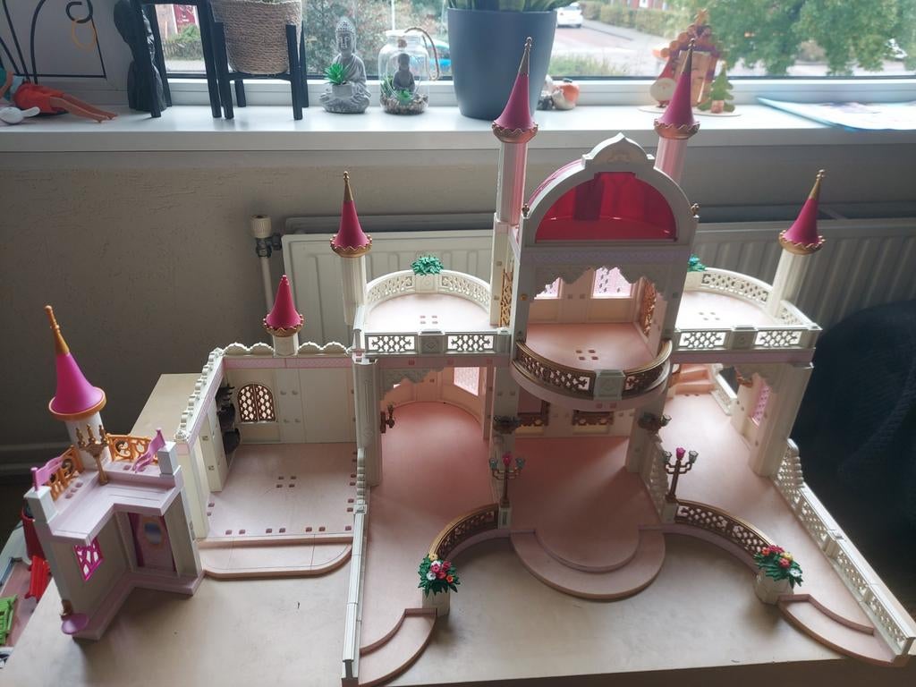 Playmobil kasteel, Ophalen