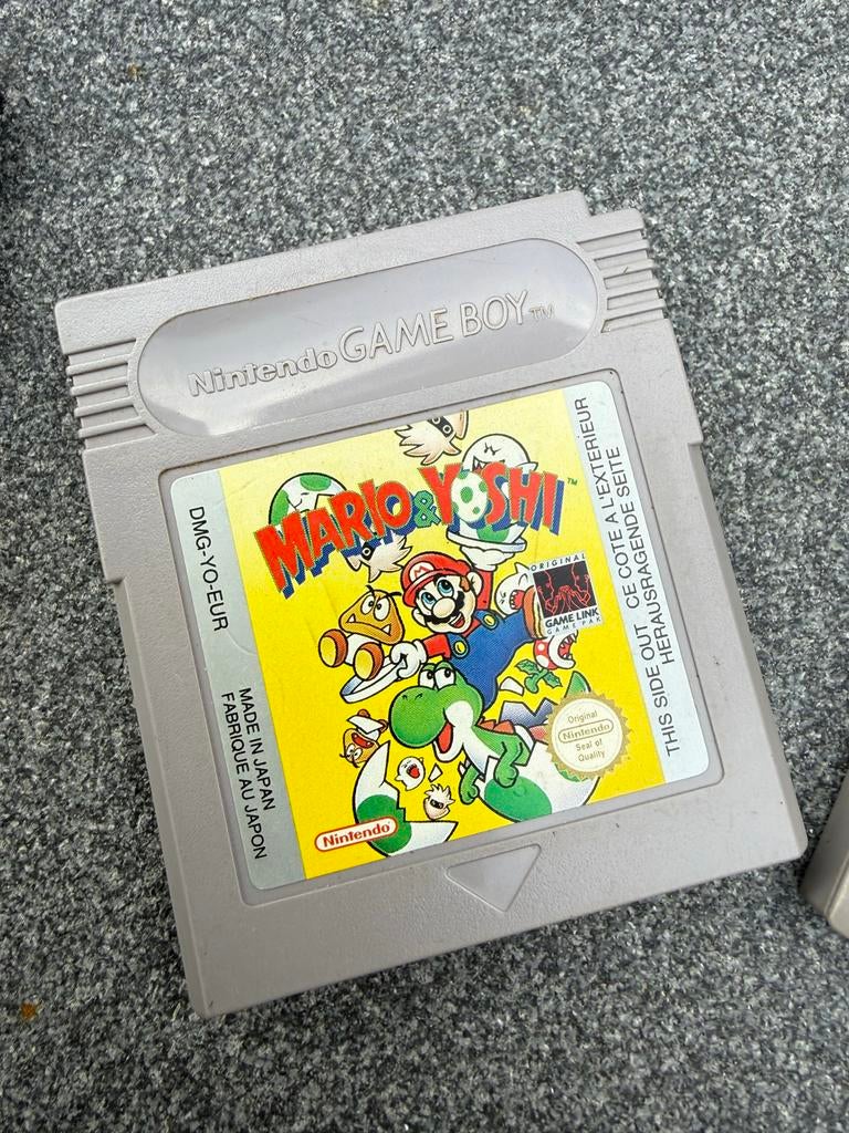 Mario & Yoshi Game Boy - Klassiek Nintendo Puzzelspel, Spelcomputers en Games, Puzzel en Educatief, Gebruikt, 1 speler, Ophalen of Verzenden