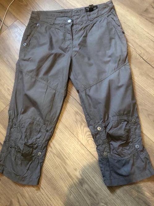 ANNA SCOTT taupe-kleurige 7/8 broek m 40, Kleding | Dames, Maat 38/40 (M), Bruin, Anna Scott, Ophalen of Verzenden
