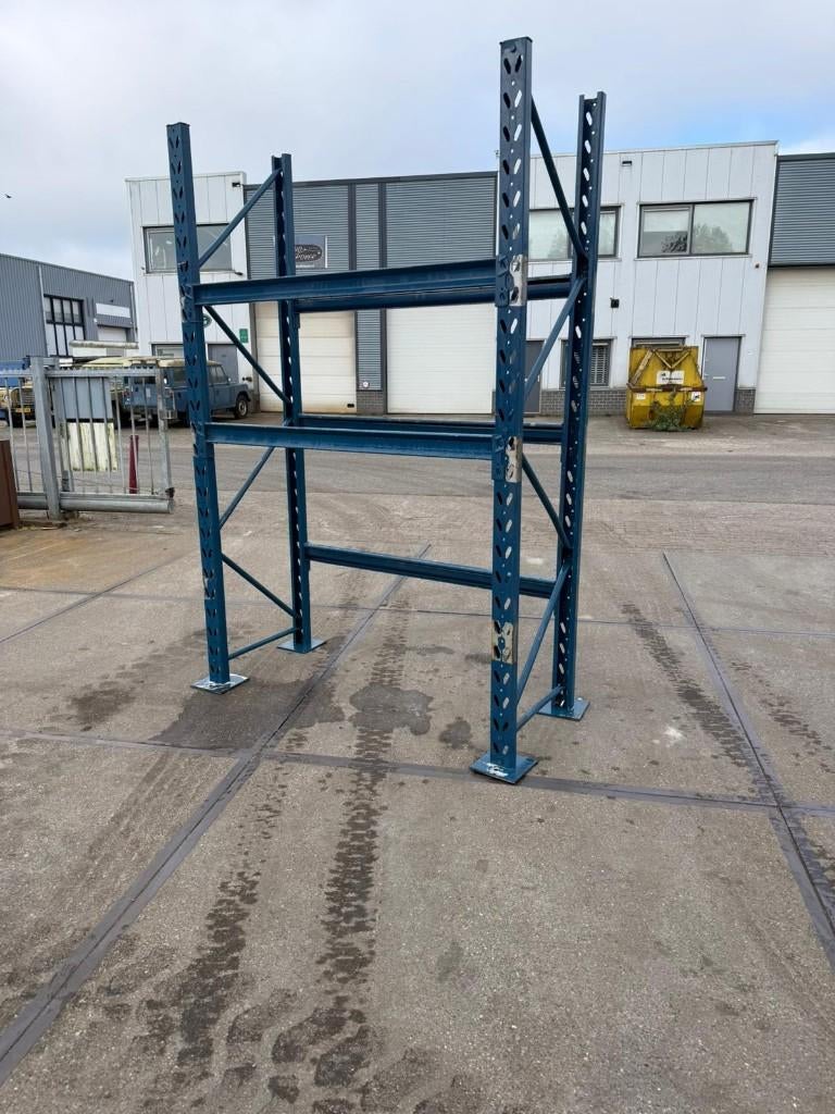 Stalen palletrek / magazijnstelling, Ophalen, Gebruikt, Info@123magazijninrichting.nl, 123Magazijninrichting