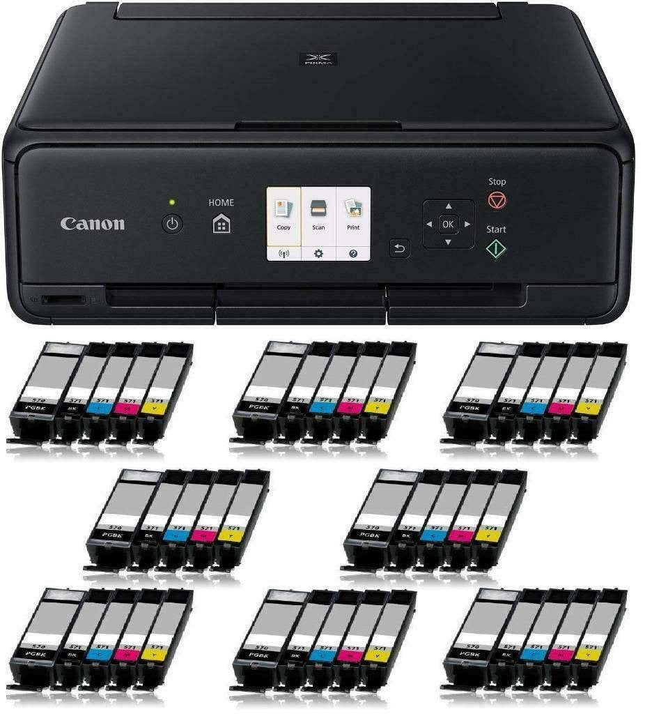anon PIXMA TS5050 Printer All-In-One. Incl 40 Inktpatronen!, Ophalen of Verzenden