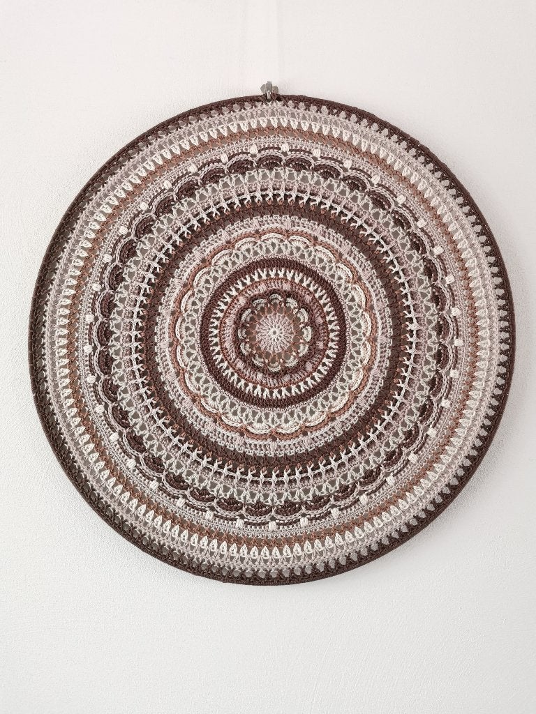 Mandala, Bohemian Brown, 60 cm, raamhanger/muurhanger, Huis en Inrichting, Woonaccessoires | Wanddecoraties, Wandhanger, Nieuw