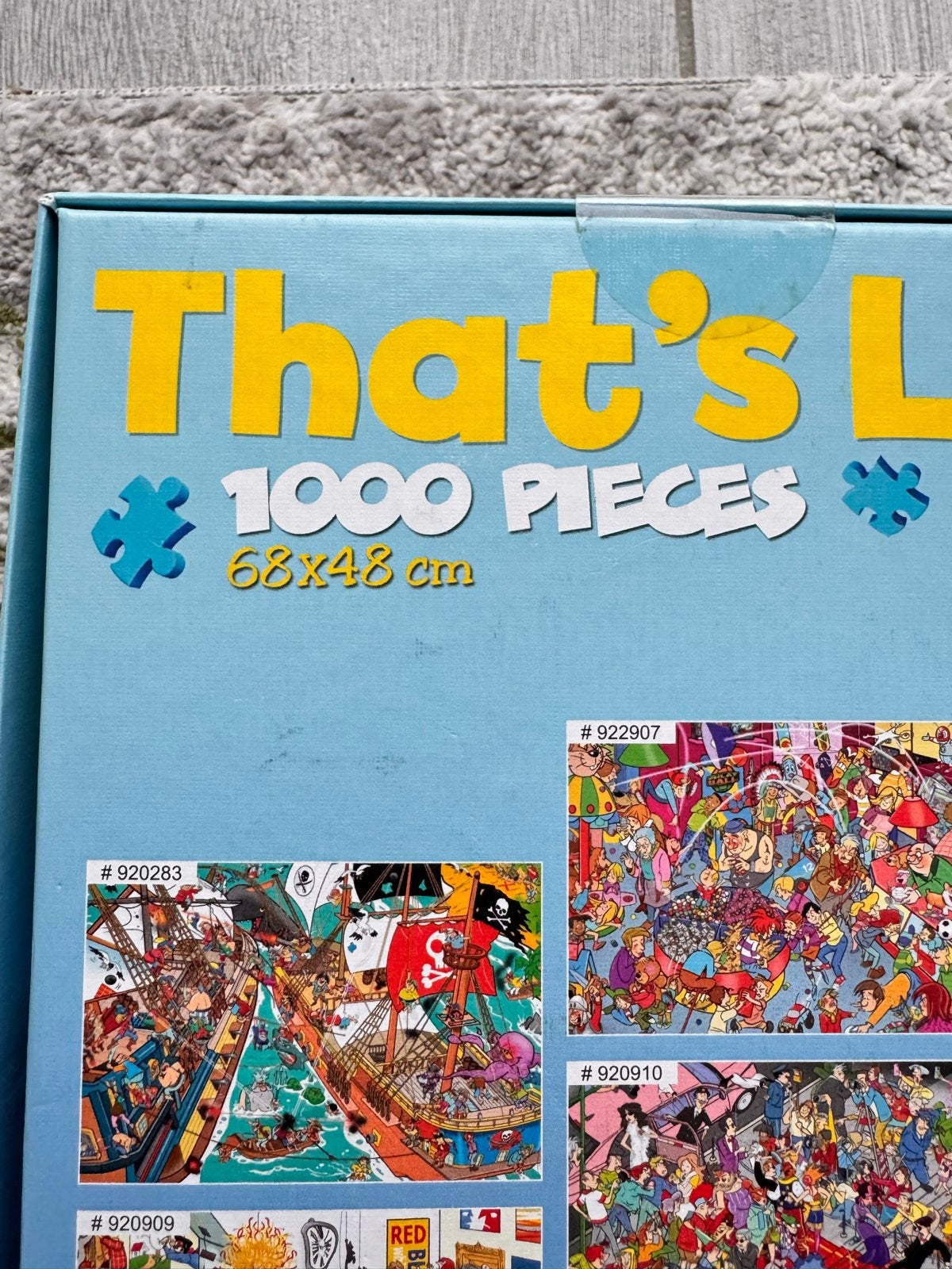 That's Life puzzel Goliath 1000 stukjes - Nieuw in doos, Ophalen of Verzenden, 500 t/m 1500 stukjes, Nieuw, Legpuzzel