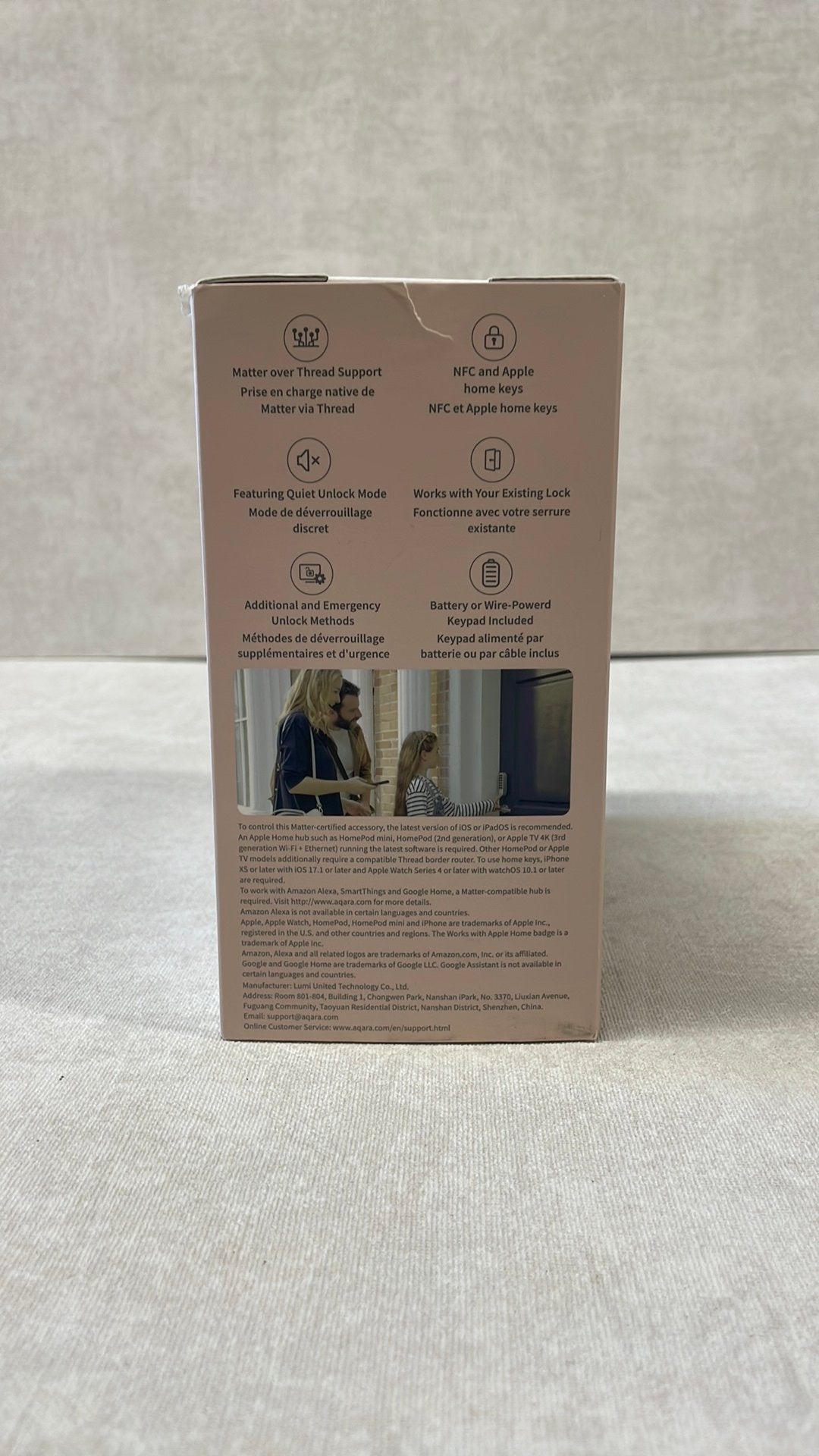 Aqara Smart Lock U200 Kit - Wit -Nieuw in doos, Overige materialen, Nieuw, Ophalen of Verzenden, Support@aqara.com