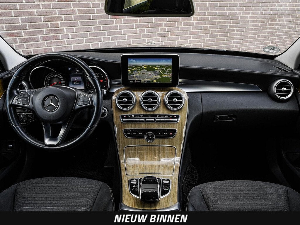 Mercedes-Benz C-klasse 220 CDI 170 PK Aut. Exclusive Schuifd, Auto's, Automaat, Achterwielaandrijving, 4 cilinders, Leder en Stof