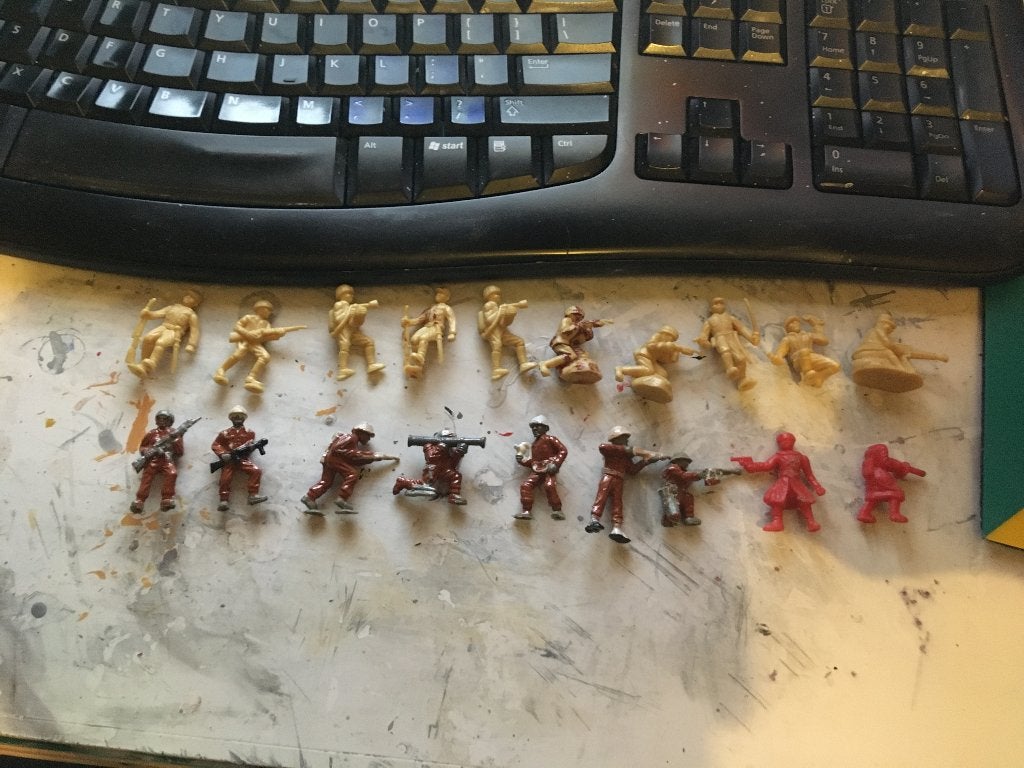 Kaugum figuurtjes '70er jaren, Verzamelen, Poppetjes en Figuurtjes, Ophalen of Verzenden, Gebruikt