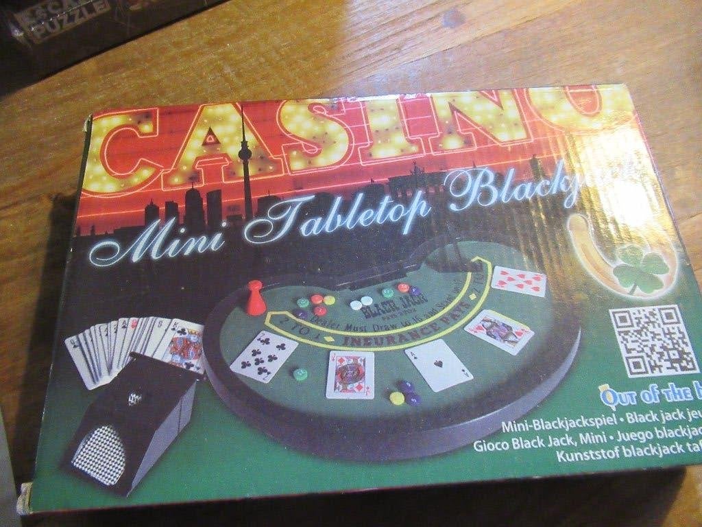 mini TABLETOP BLACKJACK / casino, Ophalen of Verzenden, Nieuw, Out of the Blue