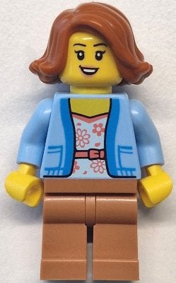 LEGO City cty1770 Bus Passenger - Female, Bright Light Blue, City, Lego, Nieuw, Ophalen of Verzenden