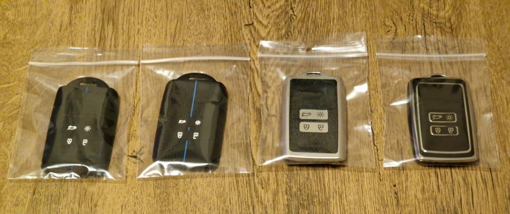 NIEUW 4 Sleutelhoesjes Renault Captur, Auto-onderdelen, Ophalen, Nieuw, Renault
