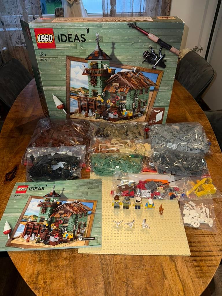 Lego Ideas 21310 Oude viswinkel /Old Fishing Store Z.G.A.N.!, Lego, Ophalen of Verzenden, Ideas, Zo goed als nieuw