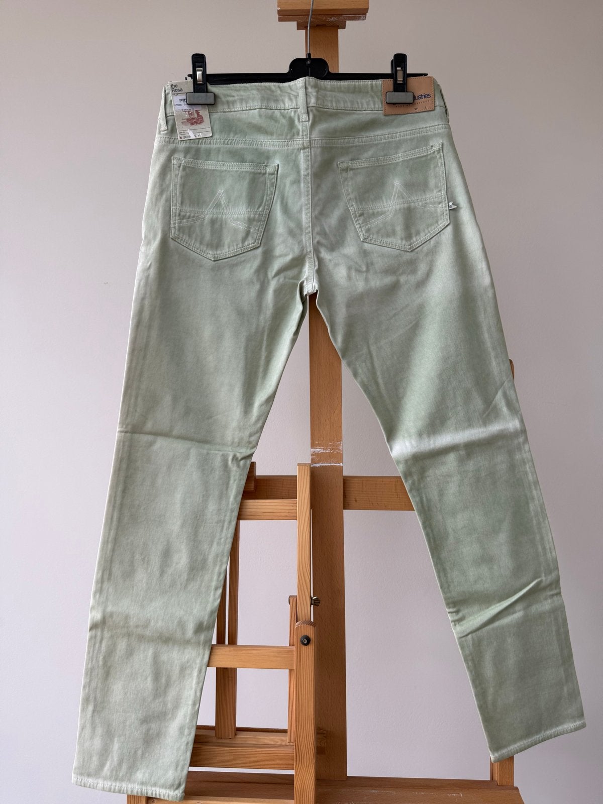 Stoere lichtgroene G-sus industries jeans maat 33, Verzenden, Nieuw, Overige kleuren, W33 - W34 (confectie 48/50)