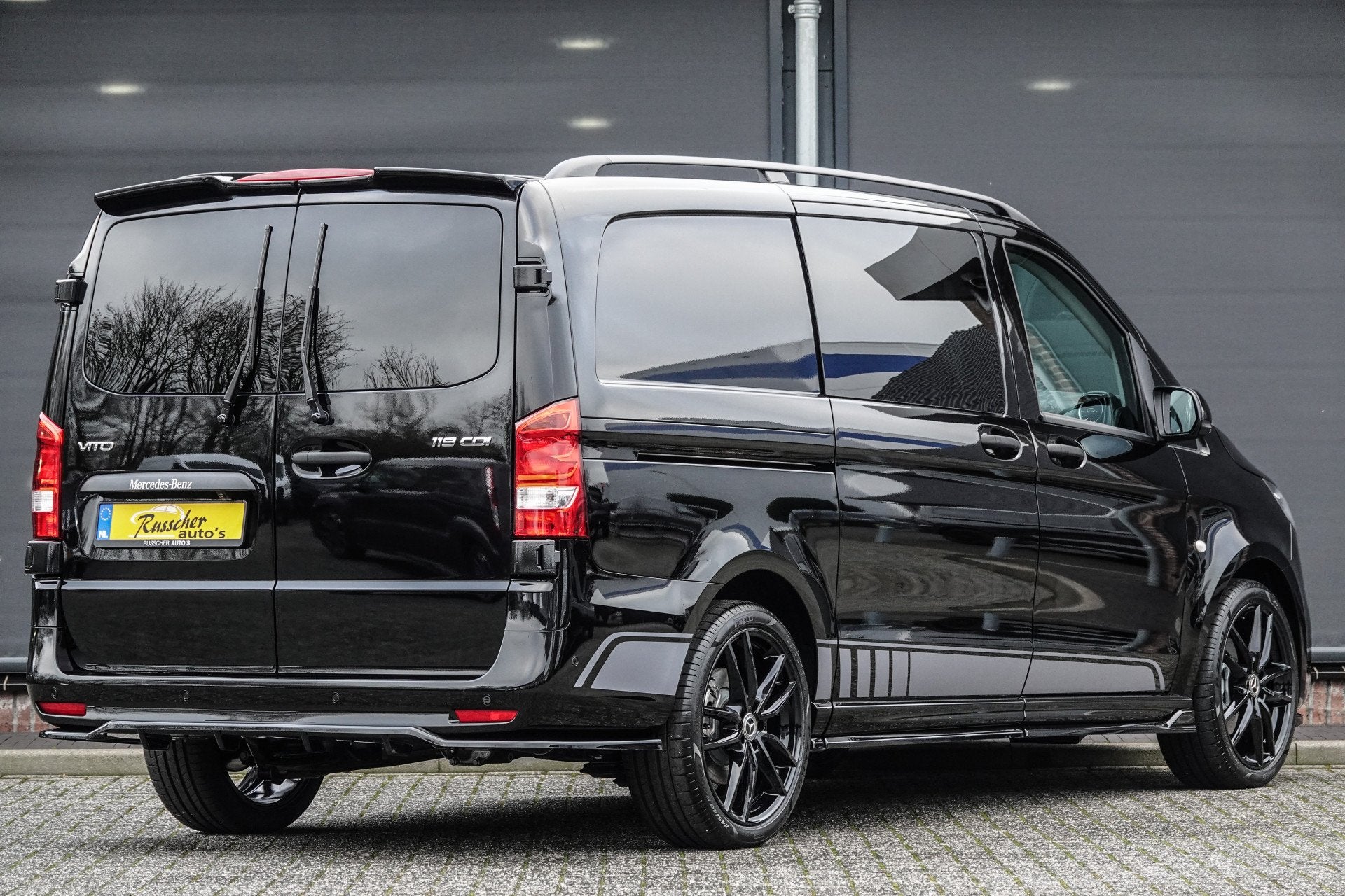 Mercedes-Benz Vito 119Cdi 190Pk 9G-Tronic Aut. | Dubbele Cab, Automaat, 12 maanden, Gebruikt, Zwart