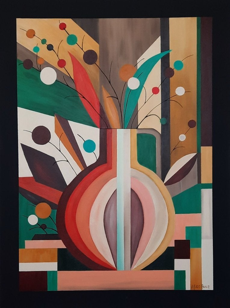 Nieuw handgeschilderd schilderij>> 1 EXEMPLAAR, Antiek en Kunst, Kunst | Schilderijen | Abstract, Ophalen of Verzenden