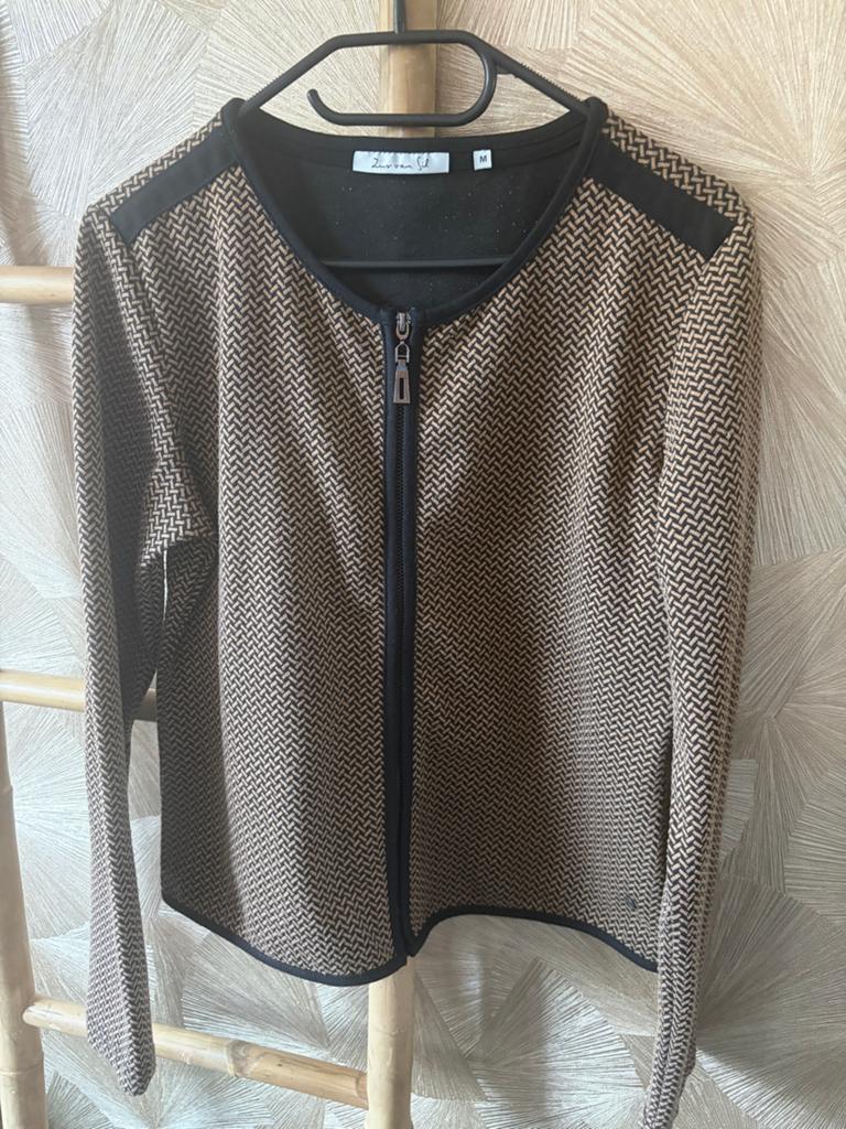 Dames vest Zus van Sil, maat M, Ophalen of Verzenden, Gedragen, Maat 38/40 (M), Bruin