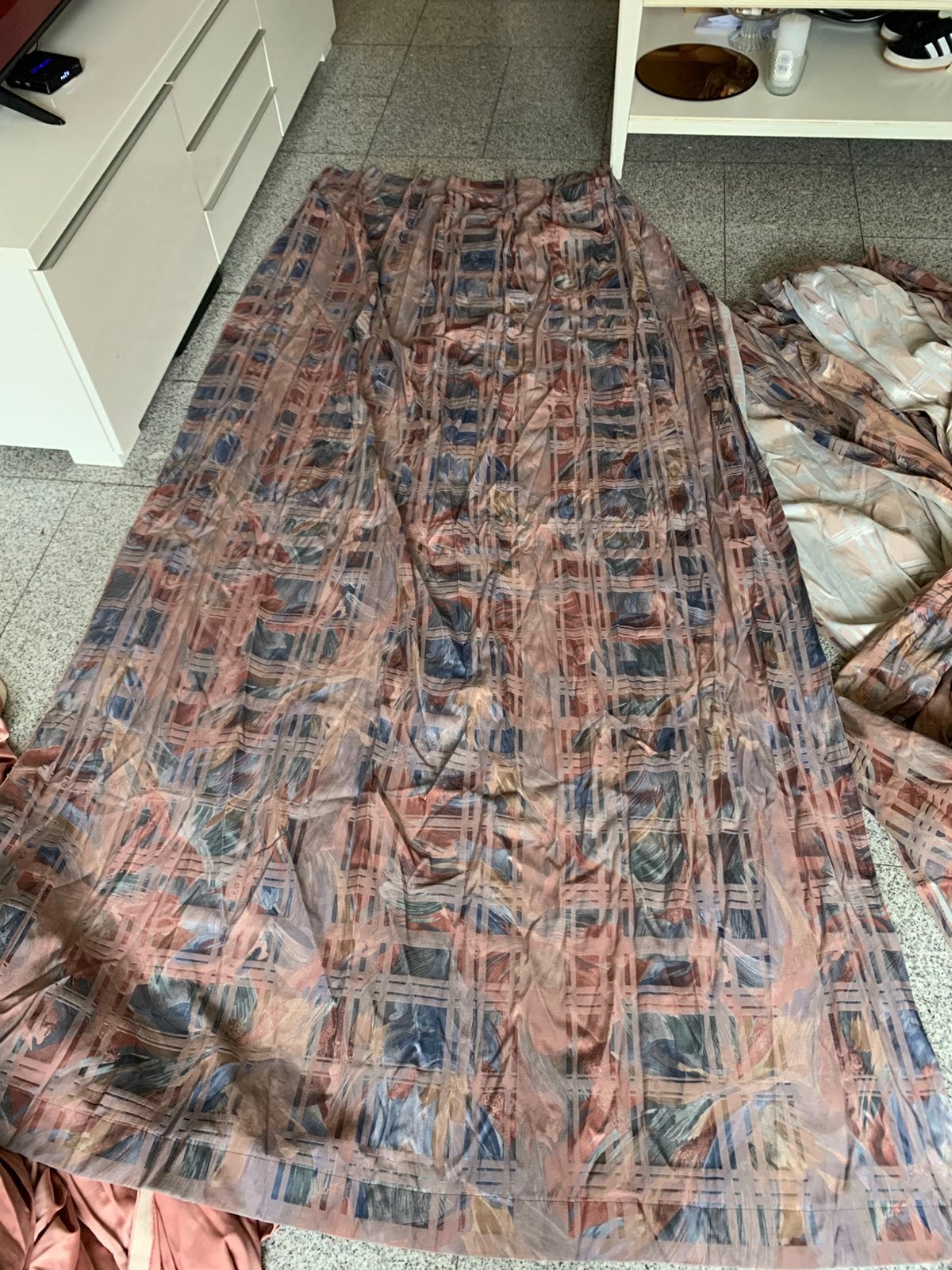 Gordijnen, Ophalen of Verzenden, Zo goed als nieuw, Rechthoekig, 200 cm of meer