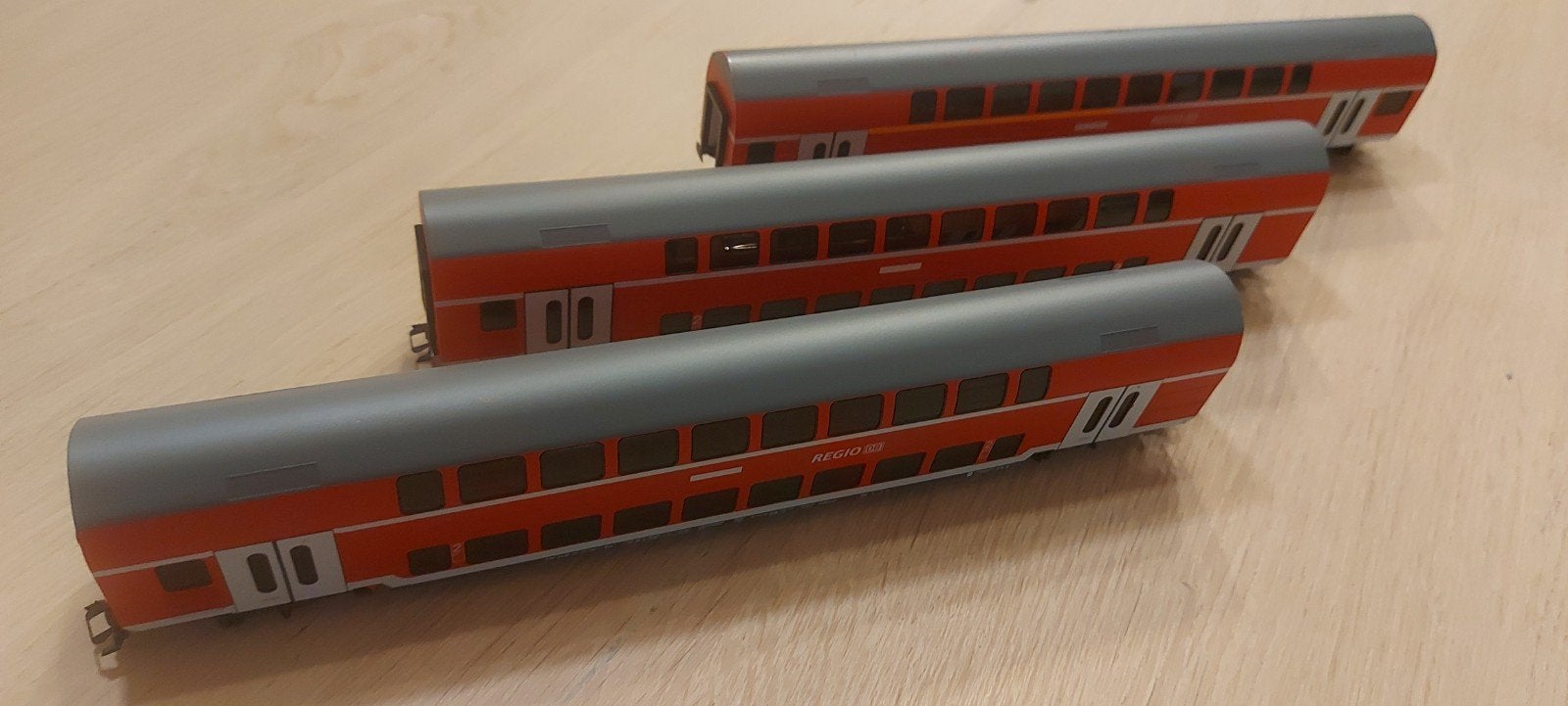 Märklin DB RegioBahn dubbeldekkerrijtuigen artnr 43685, Wisselstroom, Wagon, Ophalen of Verzenden, Zo goed als nieuw