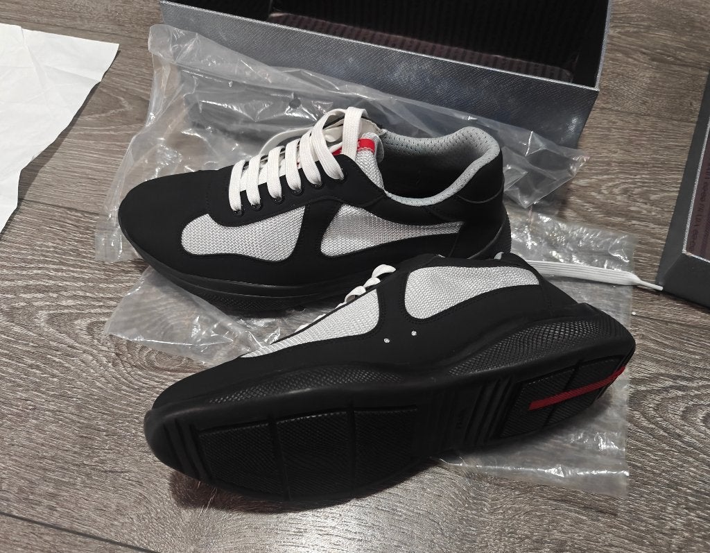 Prada American CUPS Maat 43, Zwart, Nieuw, Ophalen of Verzenden, Sneakers of Gympen