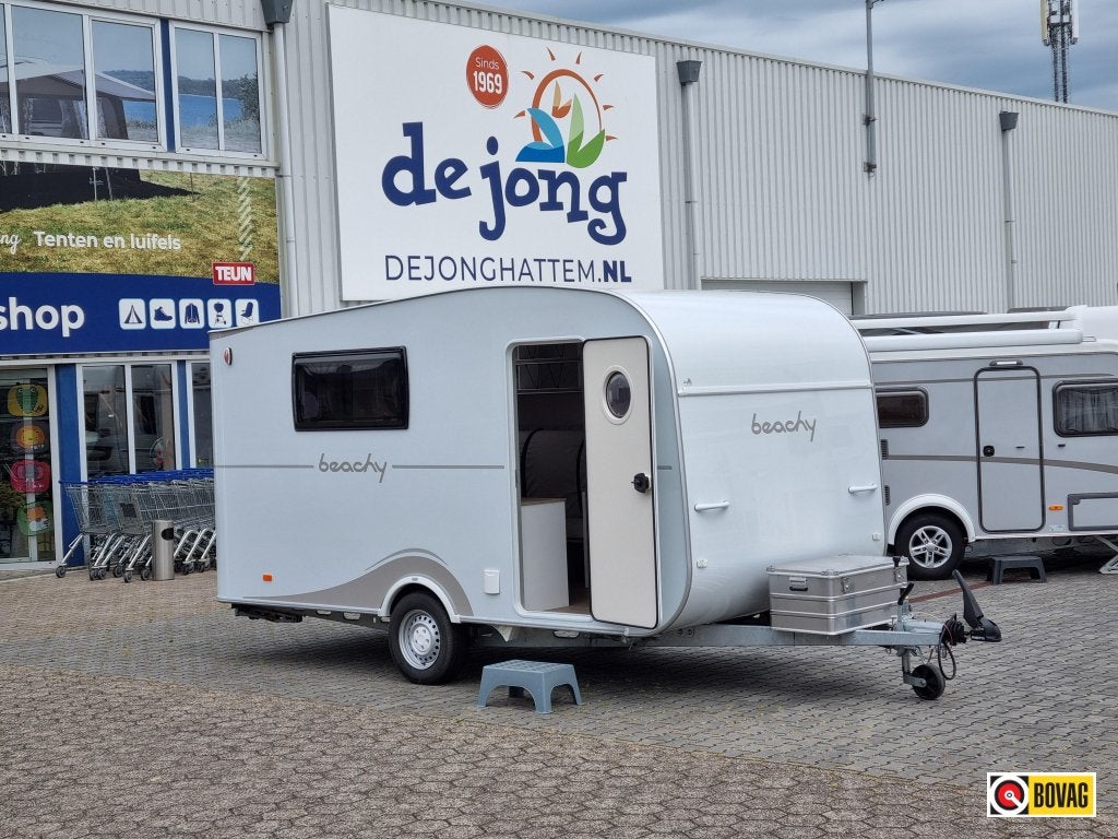 Hobby Beachy 450, Caravans en Kamperen, Caravans, Overige typen, Standaardzit, Hobby, Bedrijf