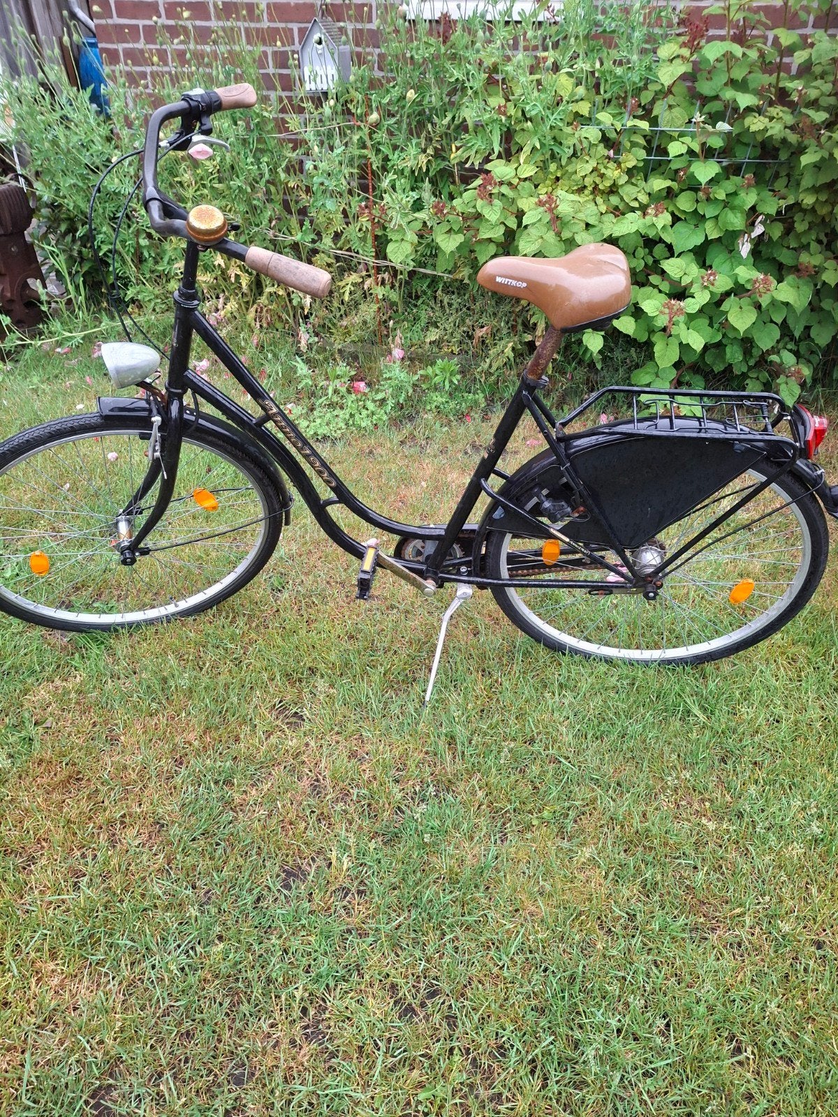 Zwarte damesfiets merk onbekend, Fietsen en Brommers, Overige merken, Velgrem, Ophalen of Verzenden, 50 tot 53 cm