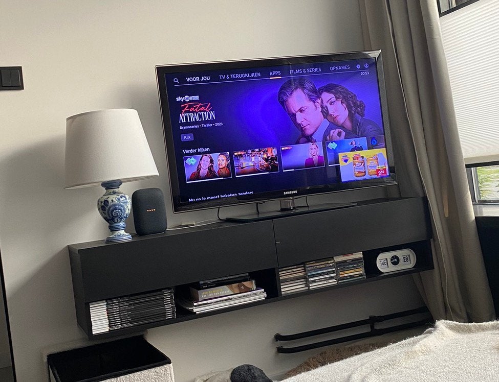 Tv meubeltje asino (140cm), Ophalen, Gebruikt, 100 tot 150 cm, Minder dan 100 cm