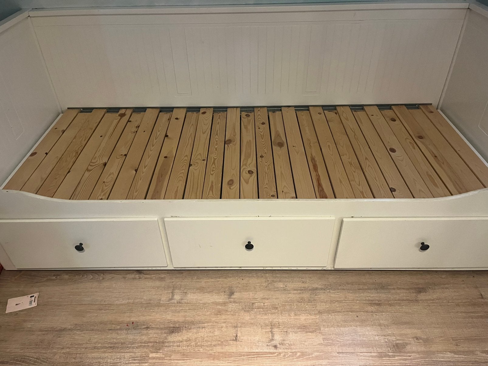 Ikea bed, Huis en Inrichting, Ophalen, Wit, 200 cm, Hout