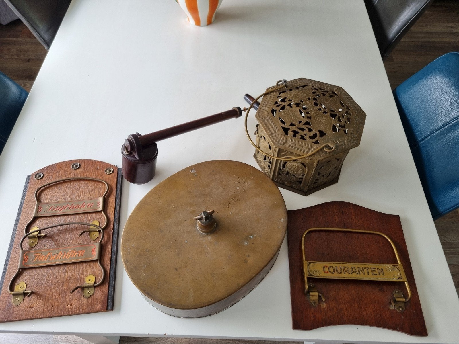 doos met rommelmarkt artikelen, Antiek en Kunst, Ophalen of Verzenden